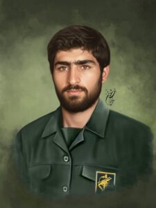 شهید قاسم اصغری | نقاشی شهید | نقاشی شهدا