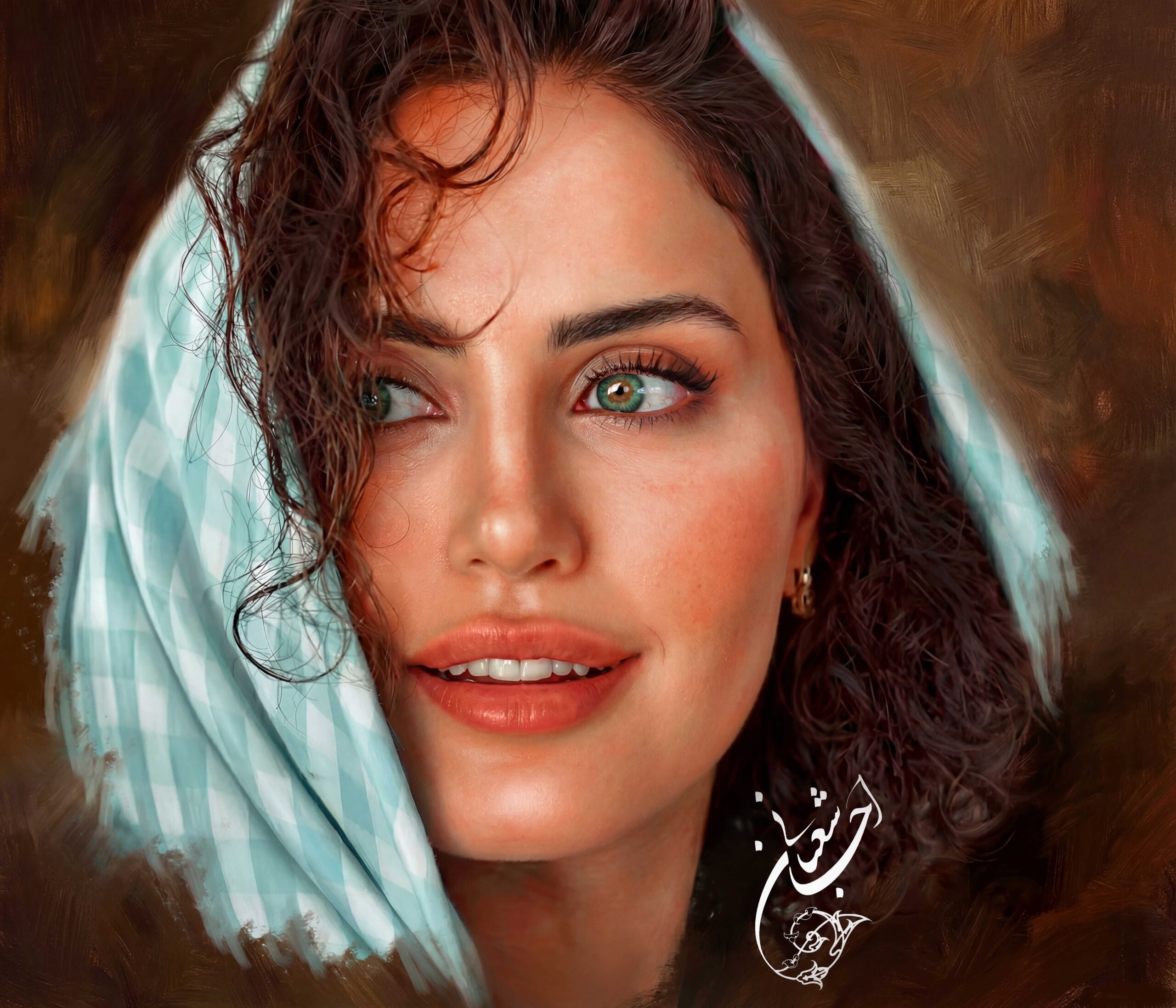 الناز شاکردوست | نقاشی چهره | احسان شعبانی