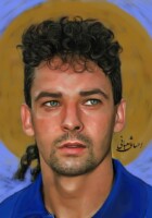 ربرتو باجو سفارش نقاشی | نقاشی ربرتو باجو | نقاشی چهره | احسان شعبانی