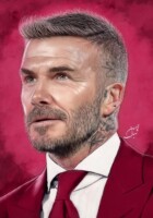 دیوید بکهام رسمة ديفيد بيكهام | رسم الوجوه (بورتريه) | إحسان شعباني | طلب رسم پورتريه