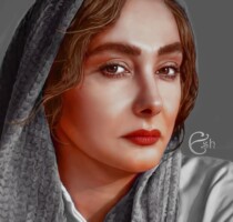 سفارش نقاشی | نقاشی هانیه توسلی | نقاشی چهره | احسان شعبانی