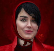 سفارش نقاشی | نقاشی افسانه پاکرو | نقاشی چهره | احسان شعبانی