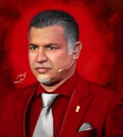 نقاشی علی دایی | شهریار فوتبال سفارش نقاشی | علی دایی | نقاشی چهره | احسان شعبانی