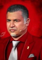 نقاشی علی دایی | شهریار فوتبال سفارش نقاشی | علی دایی | نقاشی چهره | احسان شعبانی