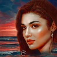 نقاشی هانده آرچل سفارش نقاشی | نقاشی هانده آرچل | نقاشی چهره | احسان شعبانی