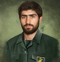 شهید ابراهیم اصغری | نقاشی شهید | نقاشی شهدا