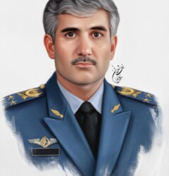 نقاشی شهید منصور ستاری | نقاشی شهید | نقاشی شهدا