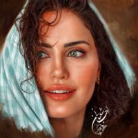 الناز شاکردوست الناز شاکردوست | نقاشی چهره | احسان شعبانی